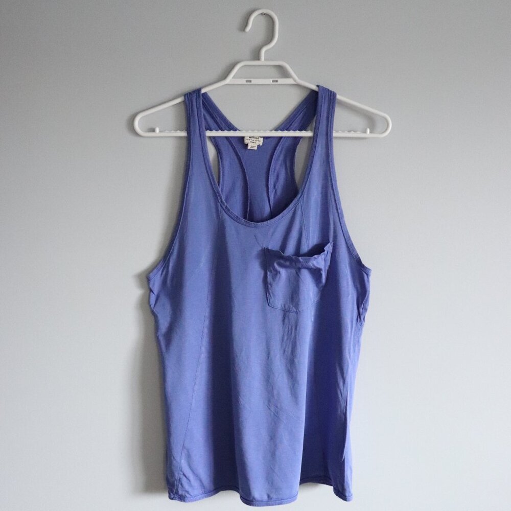 Wilfred Free Women's Small Pima Cotton Scoop Neck Racerback Sleeveless Tank Top